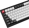 Keychron Q1 Hall-Effect 75% RGB Turkish Nebula Switch Wireless Black White Mechanical Keyboard
