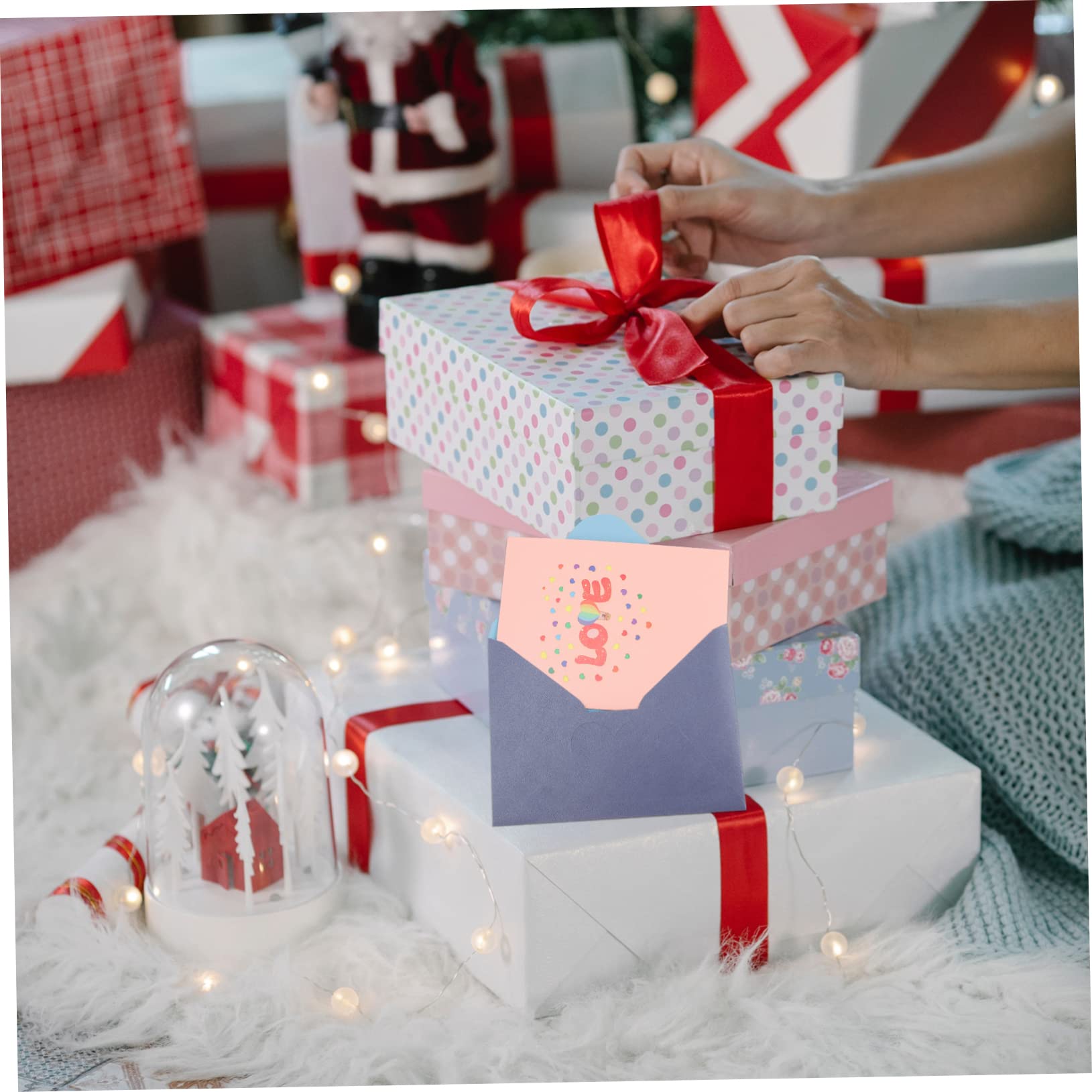 TEHAUX 5ensembles Cartes De Vœux Pour Anniversaire Mariage Saint-valentin Et Fête Des Mères De Carte Personnalisable Avec Messages Touchants