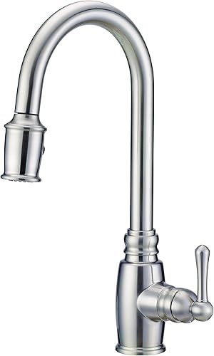 Gerber Plumbing Opulencia - Grifo de cocina desplegable con retroceso SnapBack disponible en Yaxa Colombia