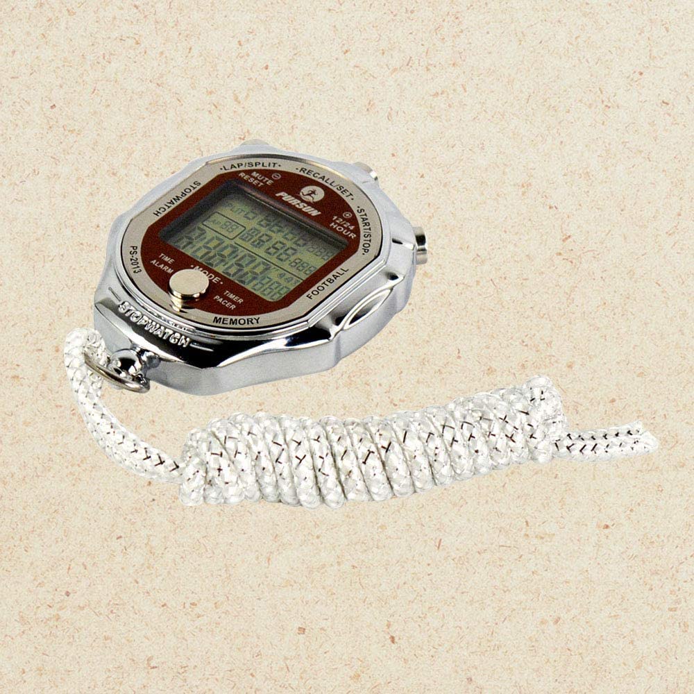 New Digital LCD Running Timer Chronograph Sports Stopwatch Counter with Strap-image-38
