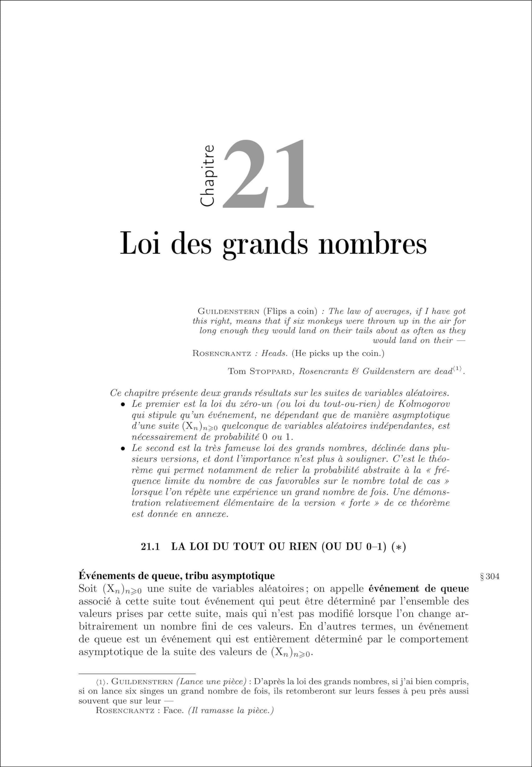 Probabilités pour les non-probabilistes