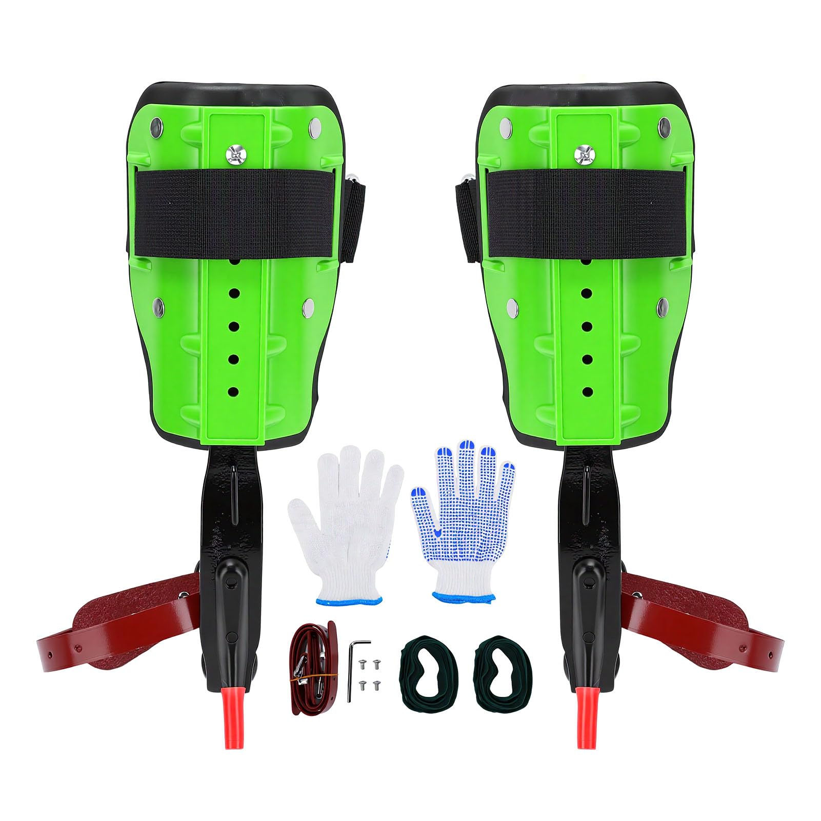 EMUKOEP Kit de Herramientas Ergonómicas para Trepar árboles, Piel de Vaca, PU, ​​para Investigación Forestal, Aventuras de Registro