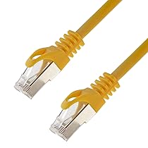 Cavo di rete S, FTP PIMF, cat. 7, 3,00 m, giallo, cavo patch Gigabit Ethernet LAN DSL CAT7