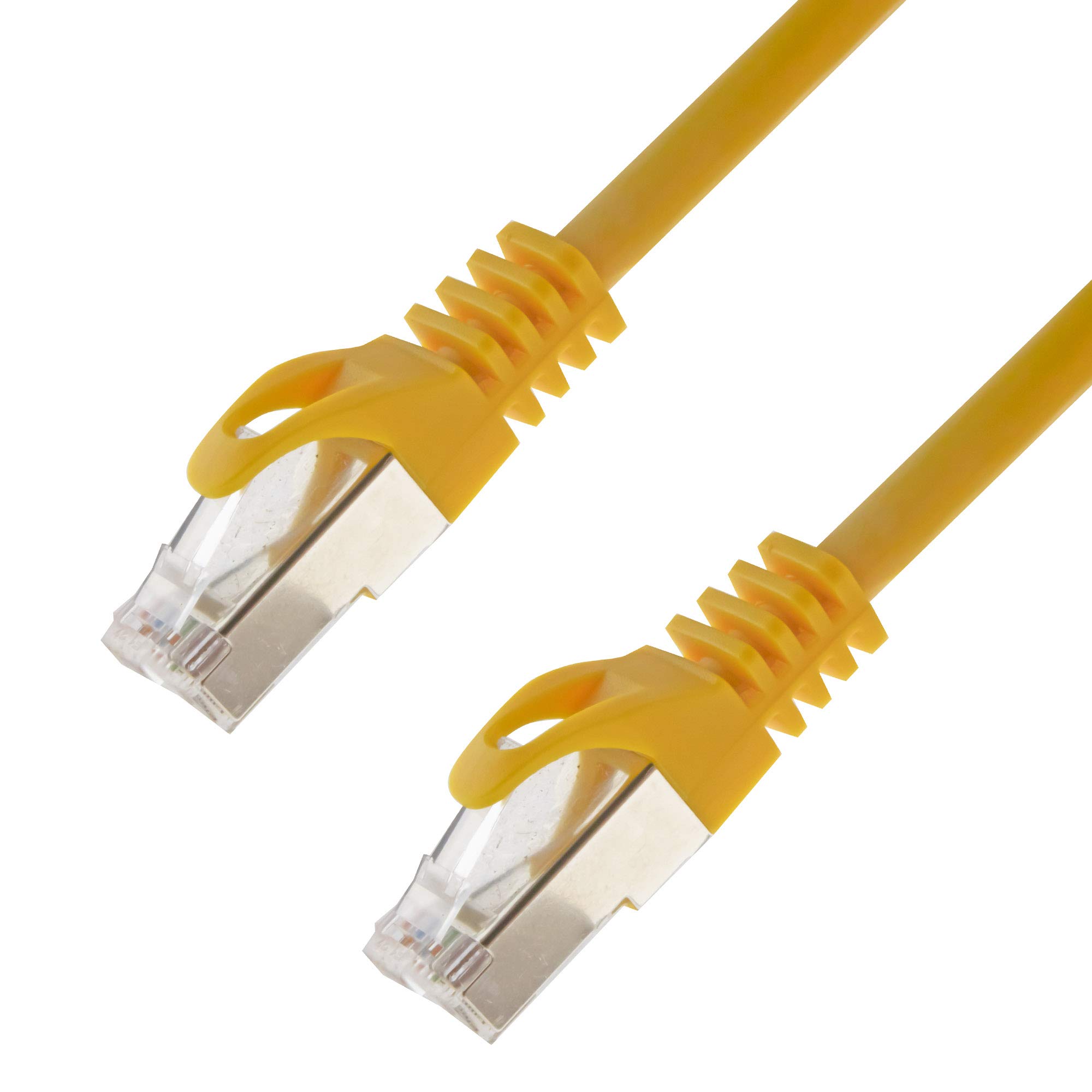 Network Cable S/FTP PIMF Cat 7 Patch Cable 50 m Yellow Gigabit Ethernet LAN DSL CAT7 Cable