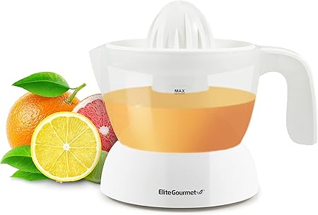 Elite Gourmet ETS-411 BPA-Free 30-Watt Electric Citrus Juicer Extractor: Compact