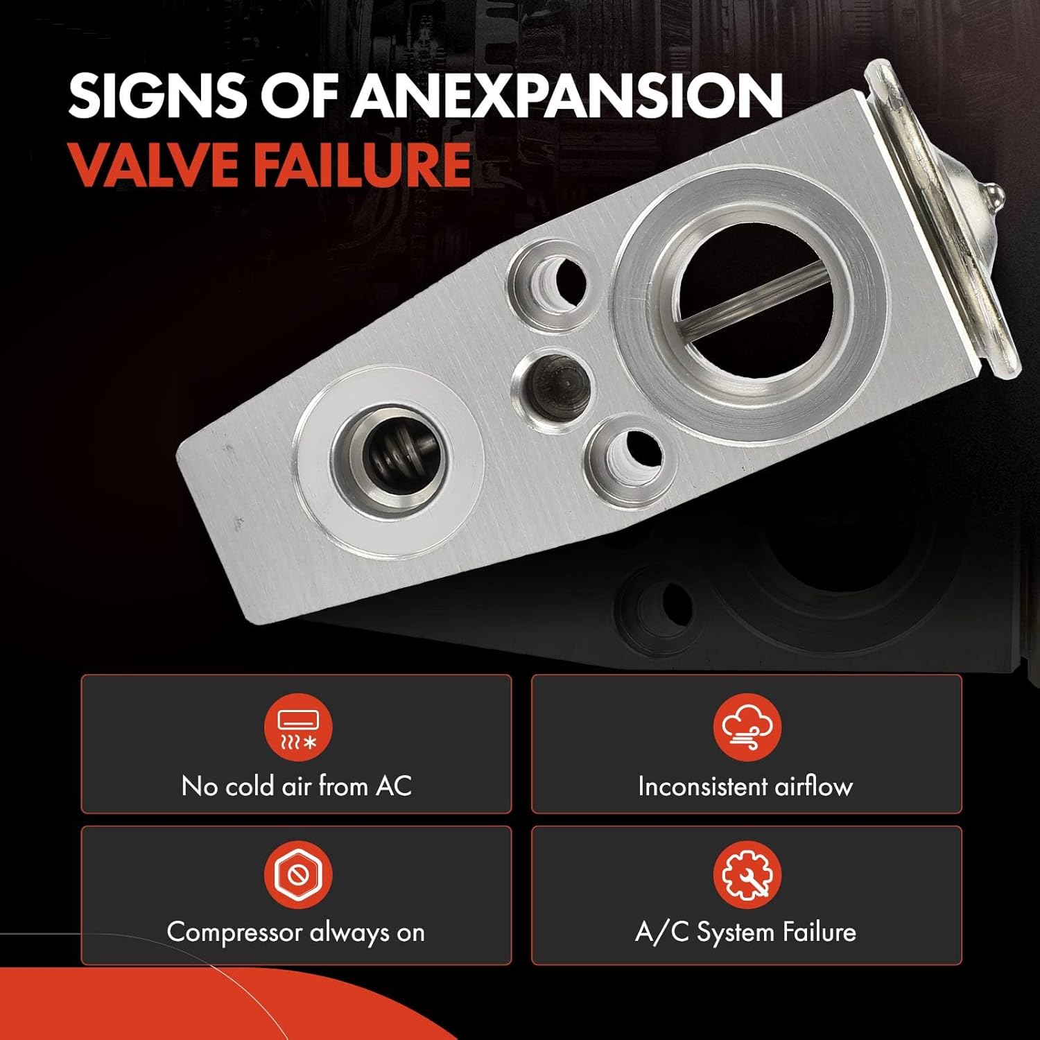 A-Premium AC Expansion Valve Compatible with Jeep Compass/Patriot 2010-2011 & Dodge Caliber 2010-2011
