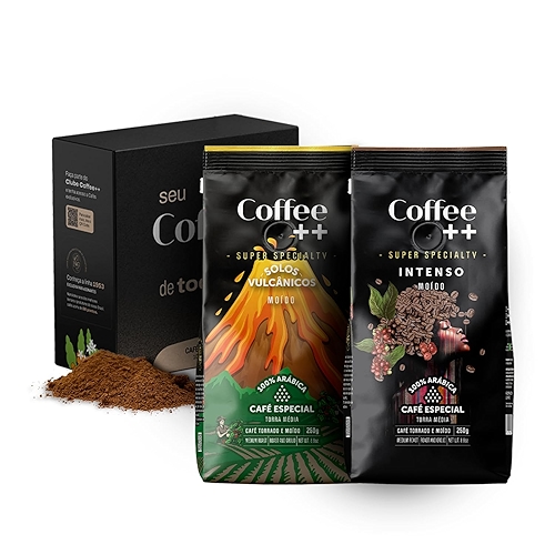 Café Moído Coffee Mais Solos Vulcânicos e Intenso - 250g cada