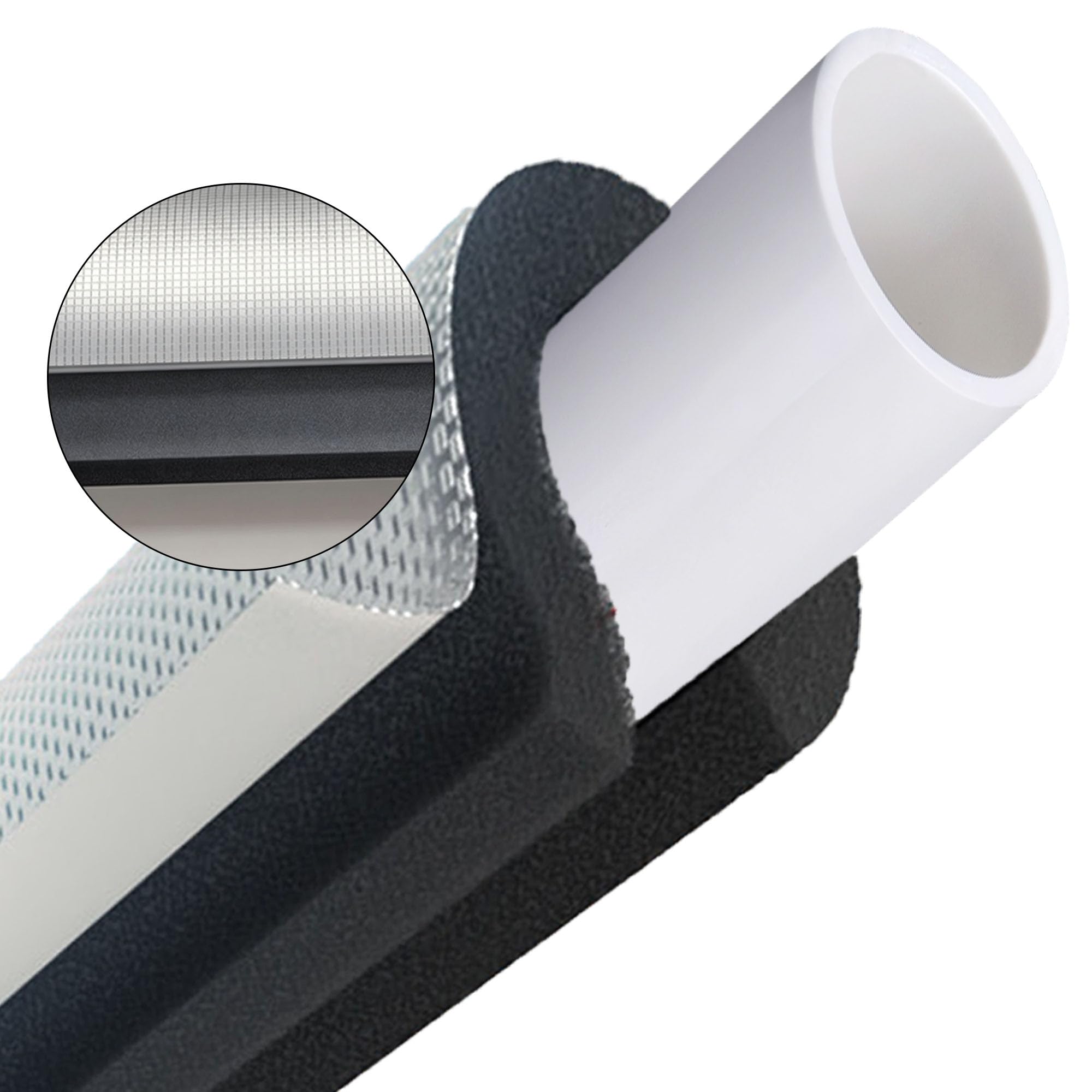 Aluminiumfolien Isolierschlauch ID114mm x T30mm x L0.95m