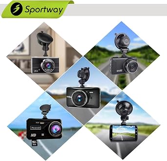 Sportway S501 Dash Cam Suction Mount Holder (5th Gen), Replaceabled Joint for CHORTAU OldShark NIUTA Boogiio ORSKEY Abask and Most Other Car Dash Cameras