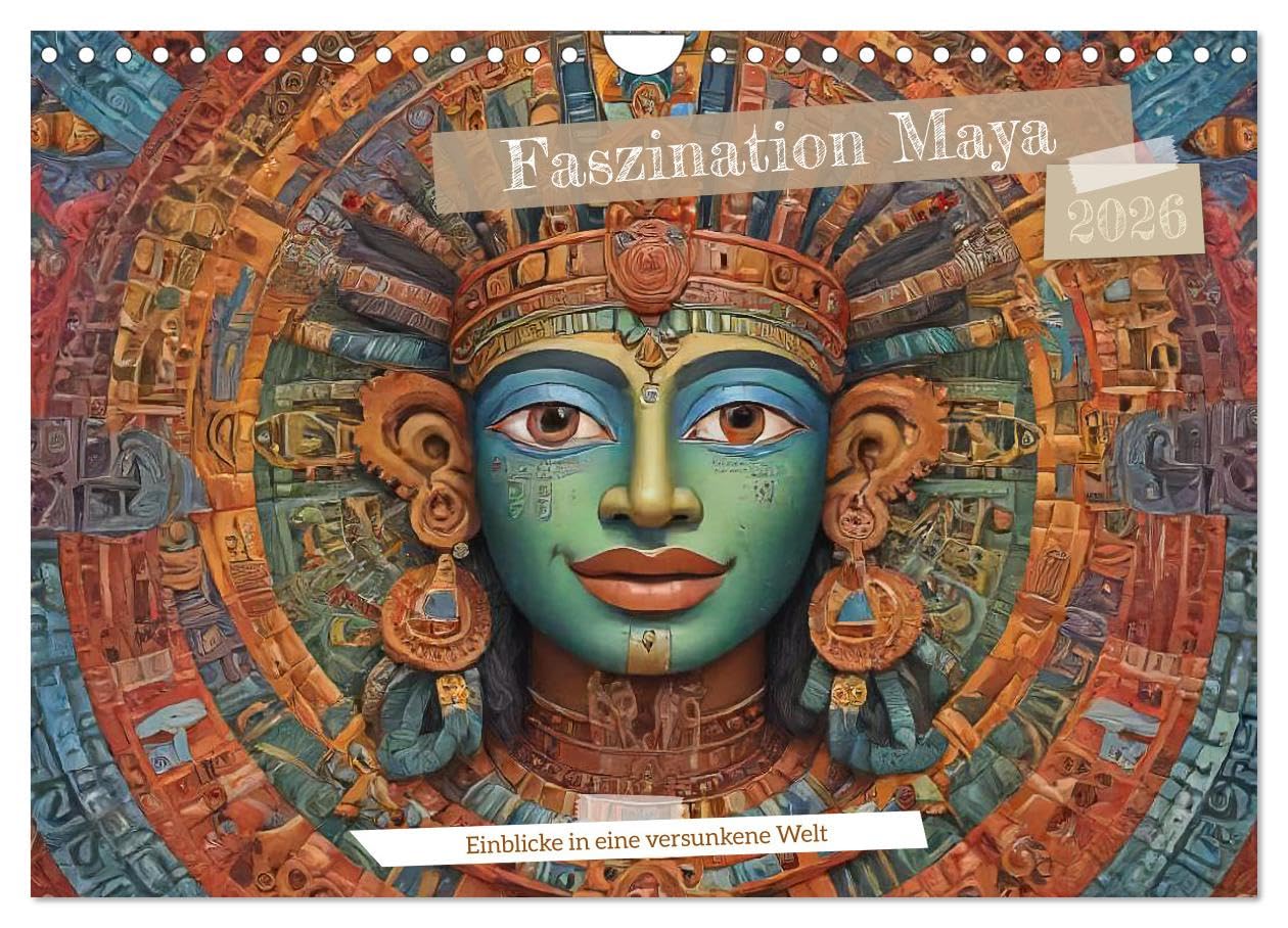 Fascination Maya: Insights into a sunken world UK-Version (Wall Calendar 2026 DIN A4 Landscape), CALVENDO 12 Month Wall Calendar โ image 1