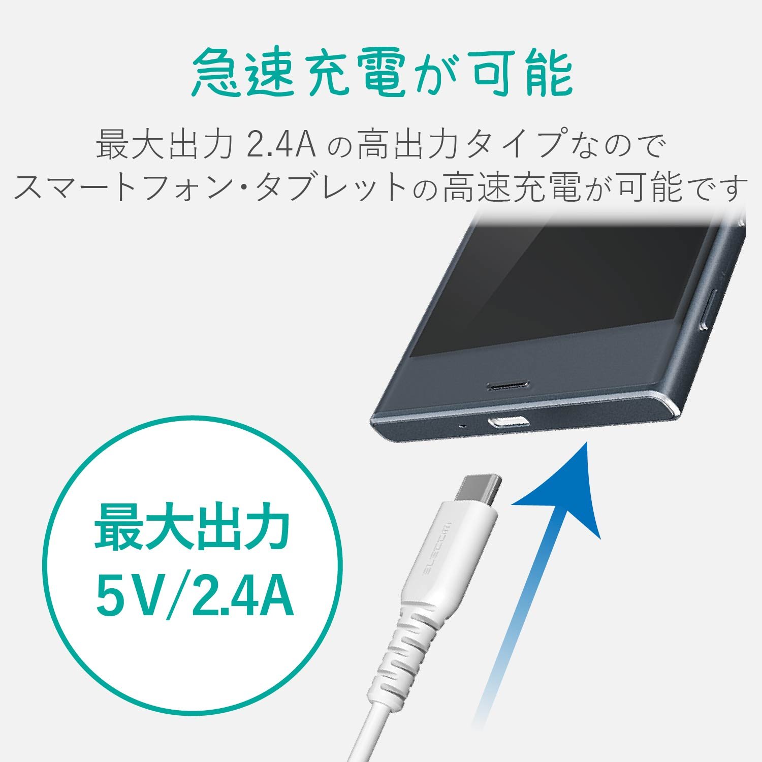 (未使用･未開封品)　エレコム USB 充電器 ACアダプター コンセント [ スマホ/タブレット 対応 ] usb type c ×1ポート PD対応 18W 折畳式プラグ PSE適合 ホワイトフ p706p5g USB Power Delivery 20W AC充電器(C×1+A×1) - EC-AC22WH