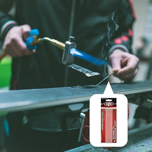 Miniatura 5 de KUU Slick Sticks - Bastones de reparación de base de esquí y snowboard transparentes P-Tex - Soldadura de base rápida y fácil para tablas de