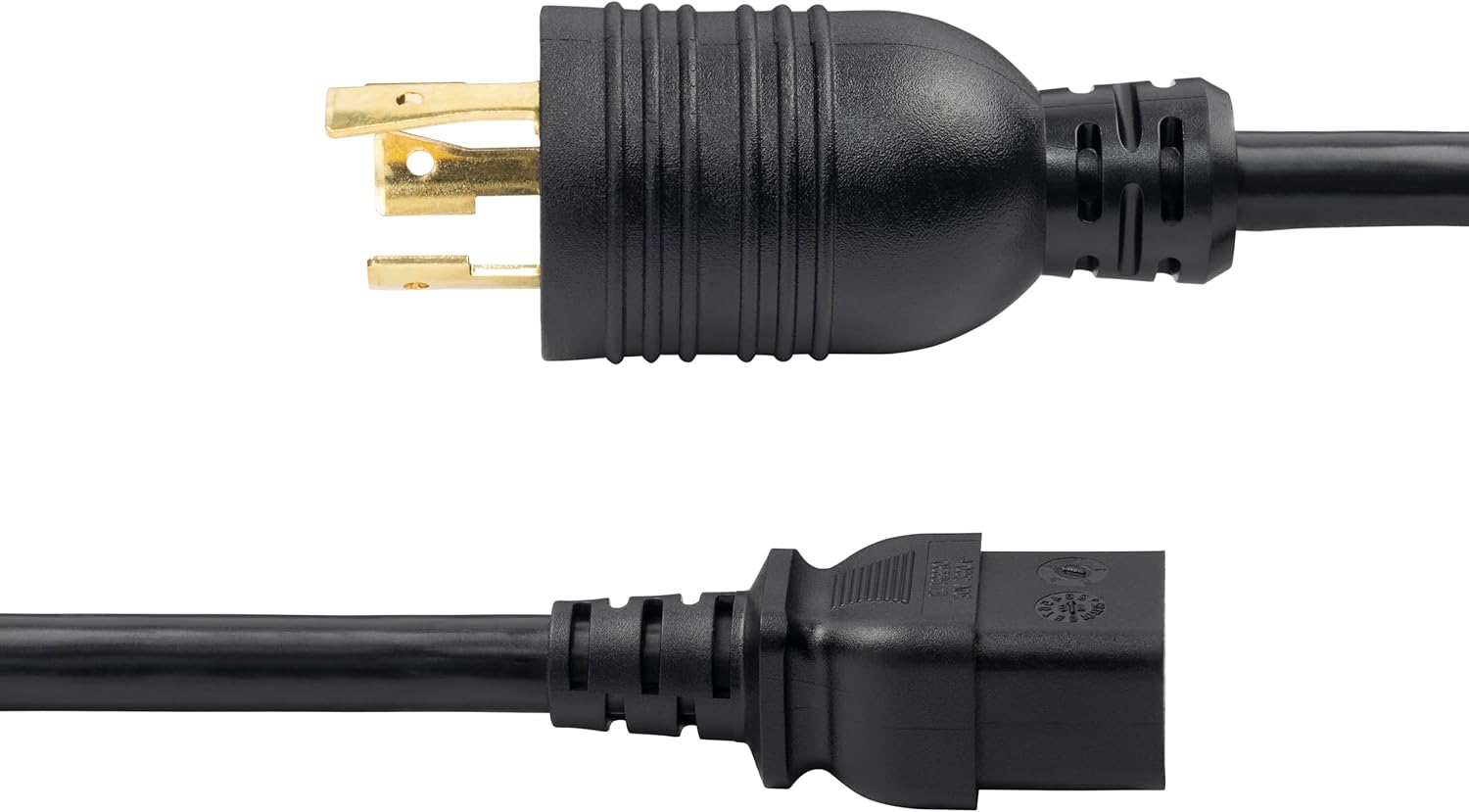 StarTech.com 6ft (1.8m) Heavy Duty Power Cord, Twist-Lock NEMA L6-20P to IEC 60320 C19, 20A 250V, 12AWG, Heavy Gauge Plug Converter Cable - UL Listed, TAA (ZA16-2600-POWER-CORD)
