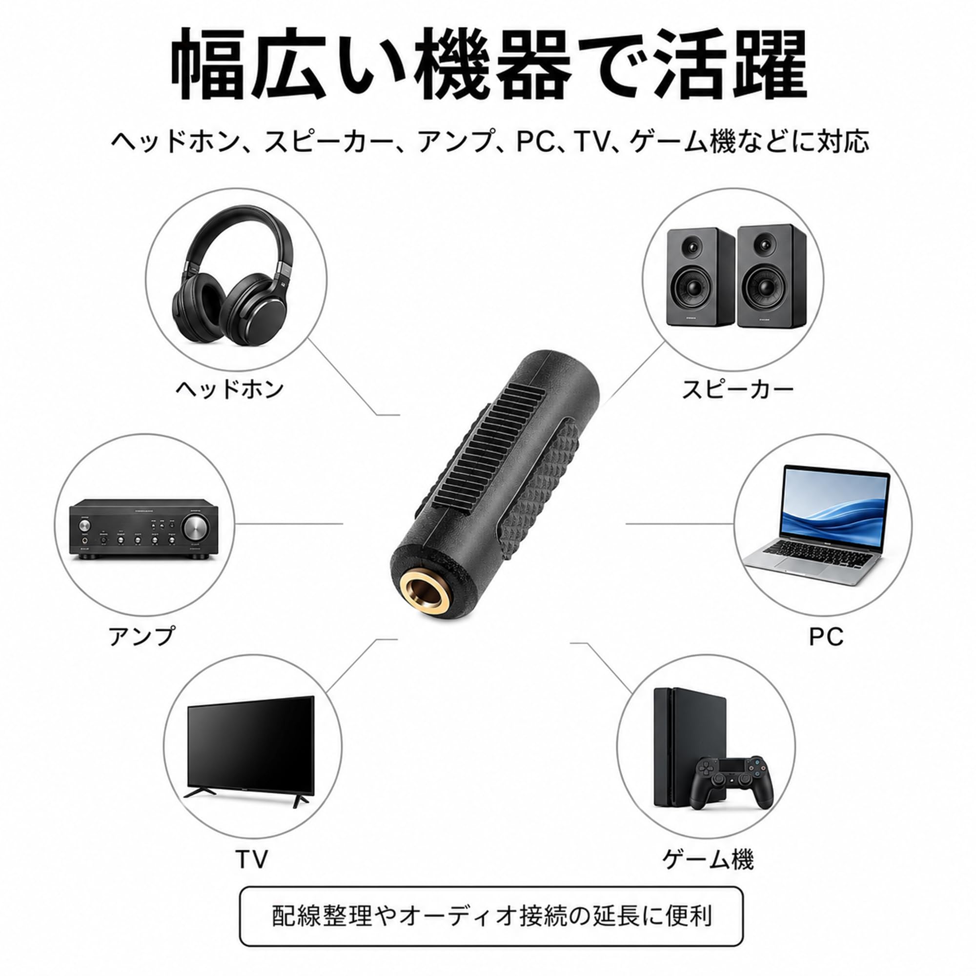 Amazon | 3.5mmメスメス (3個セット) YUGUOCHENG 3. 5mmステレオミニ