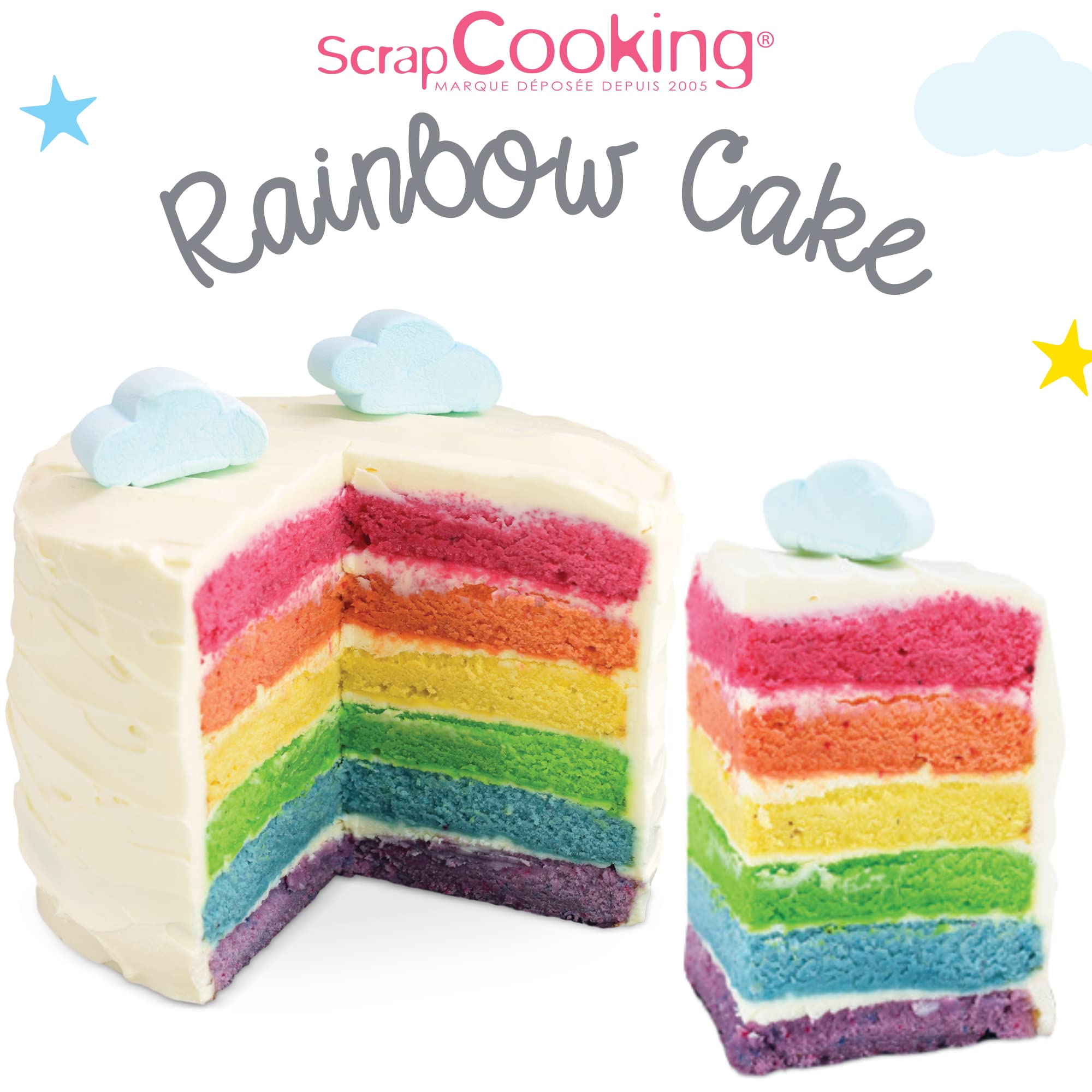 Scrapcooking Kit - Torta Arcobaleno