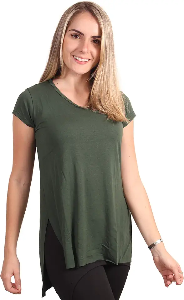 Blusa Sobre Legging Fitness Viscolycra Tapa Bumbum Lisa Feminina Academia