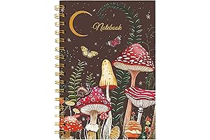 All-Encompassing Mushroom Spiral Journal Notebook: A Forest in Your Hands