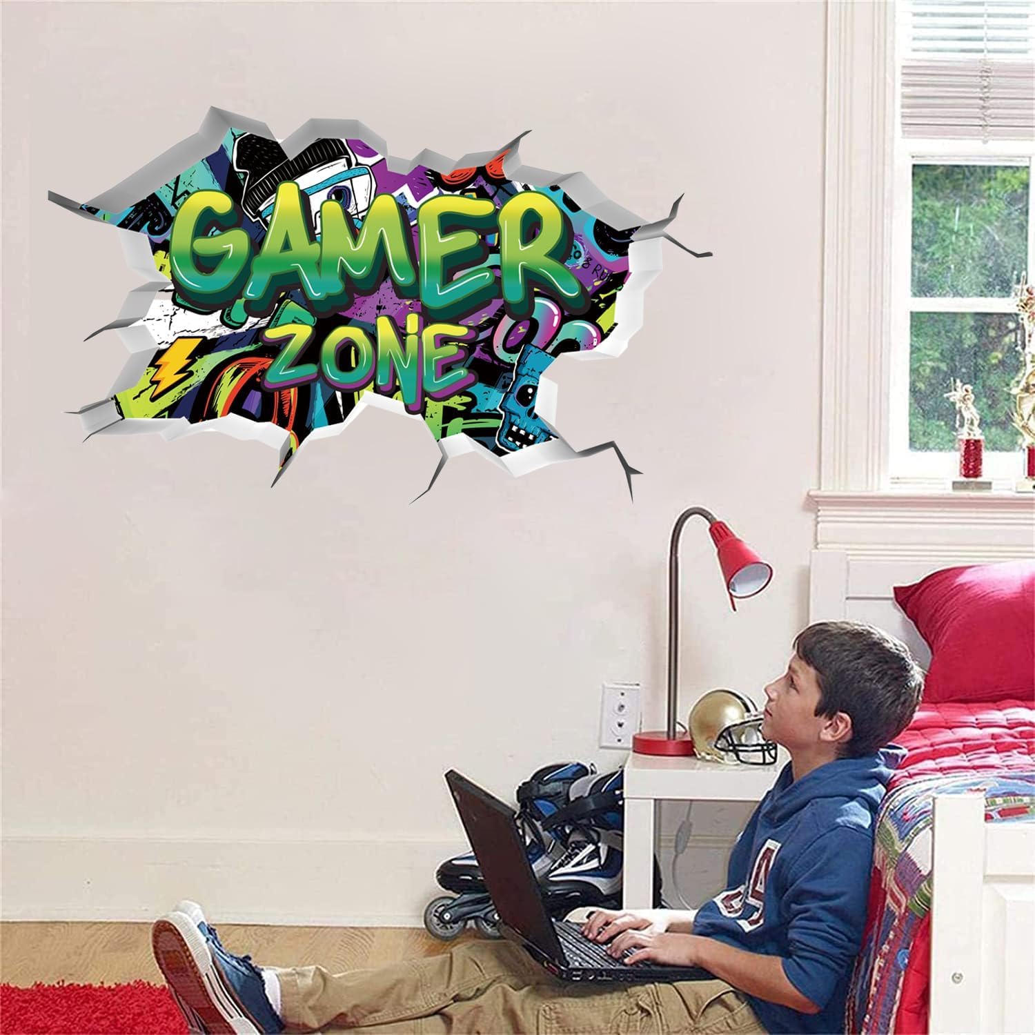 Stitch Stickers Décorations Murales 3D Smash Sticker Mural Autocollant Stitch Stickers Décorations Murales 3D Smash Sticker Mural Autocollant