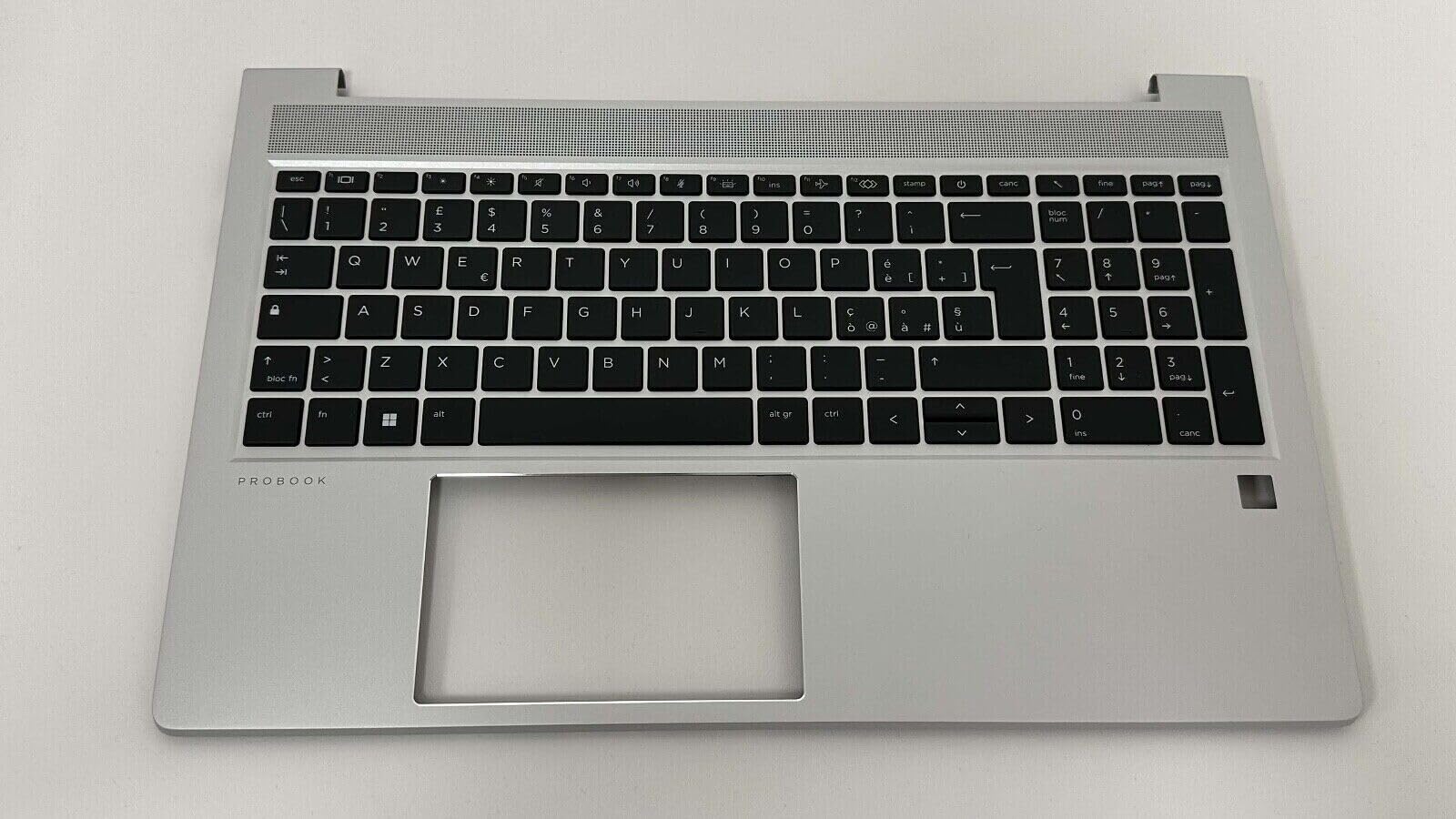 Cover Poggiapolsi Palmrest compatibile con HP Probook 450 G8 con Tastiera Italiana Retroilluminata M21742-001