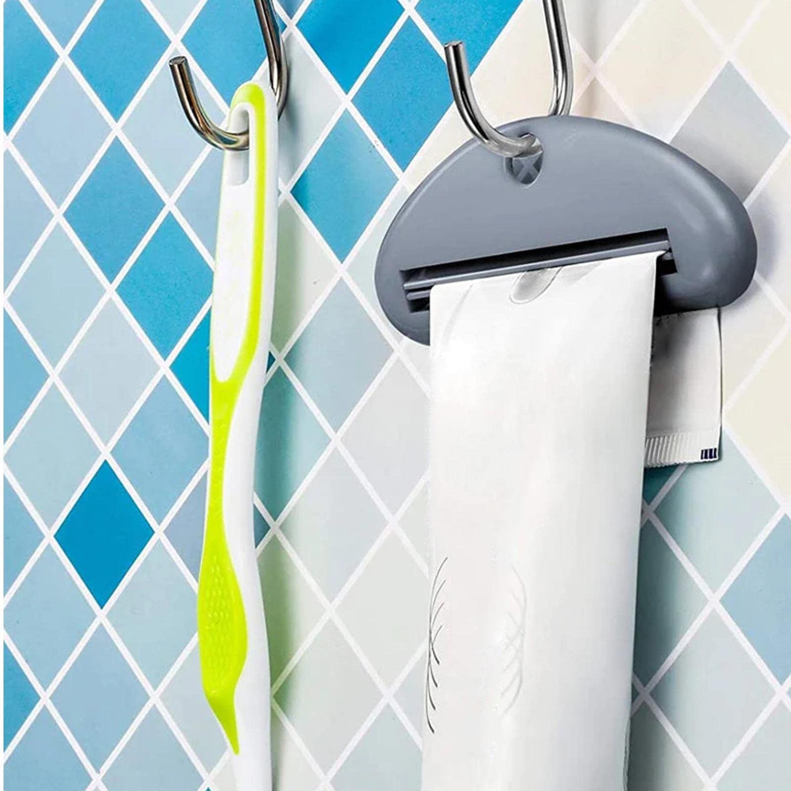 Naysku Toothpaste Squeezer - Toothpaste Dispenser Holder - Squeezing Dispenser for Toothpaste, Beauty Cream, Cleansing Foam, Hand Cream Swan-us