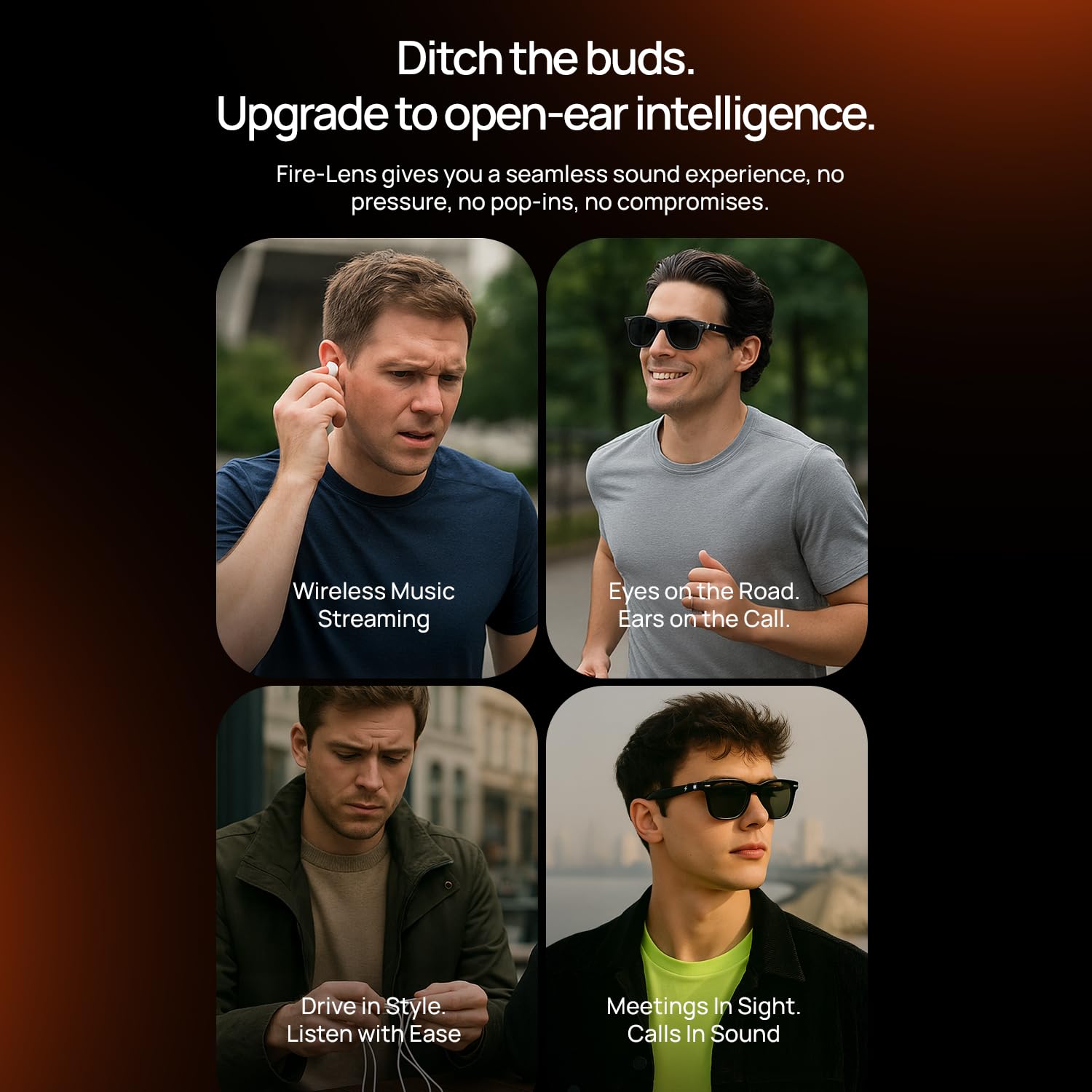 Fire-Boltt Fire-Lens Dune Smart Glasses, Bluetooth Calling & Open-Ear Bluetooth Sunglasses with HD Sound & Smart Audio Touch Controls Voice Assistant (Siri/Alexa/), Fast Charging for Men & Women — Amazon image 20