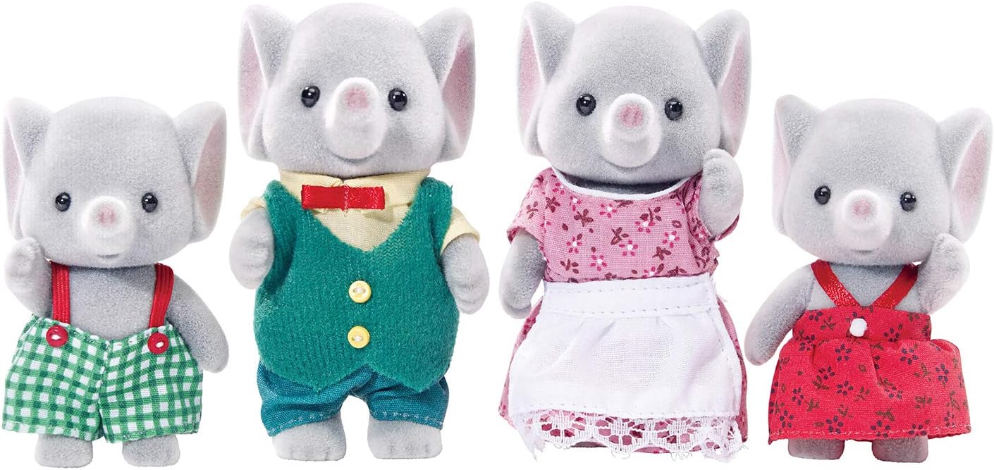 Calico Critters Cc1570 Ellwoods Elephant Family Plush Amazon Ca Toys Games