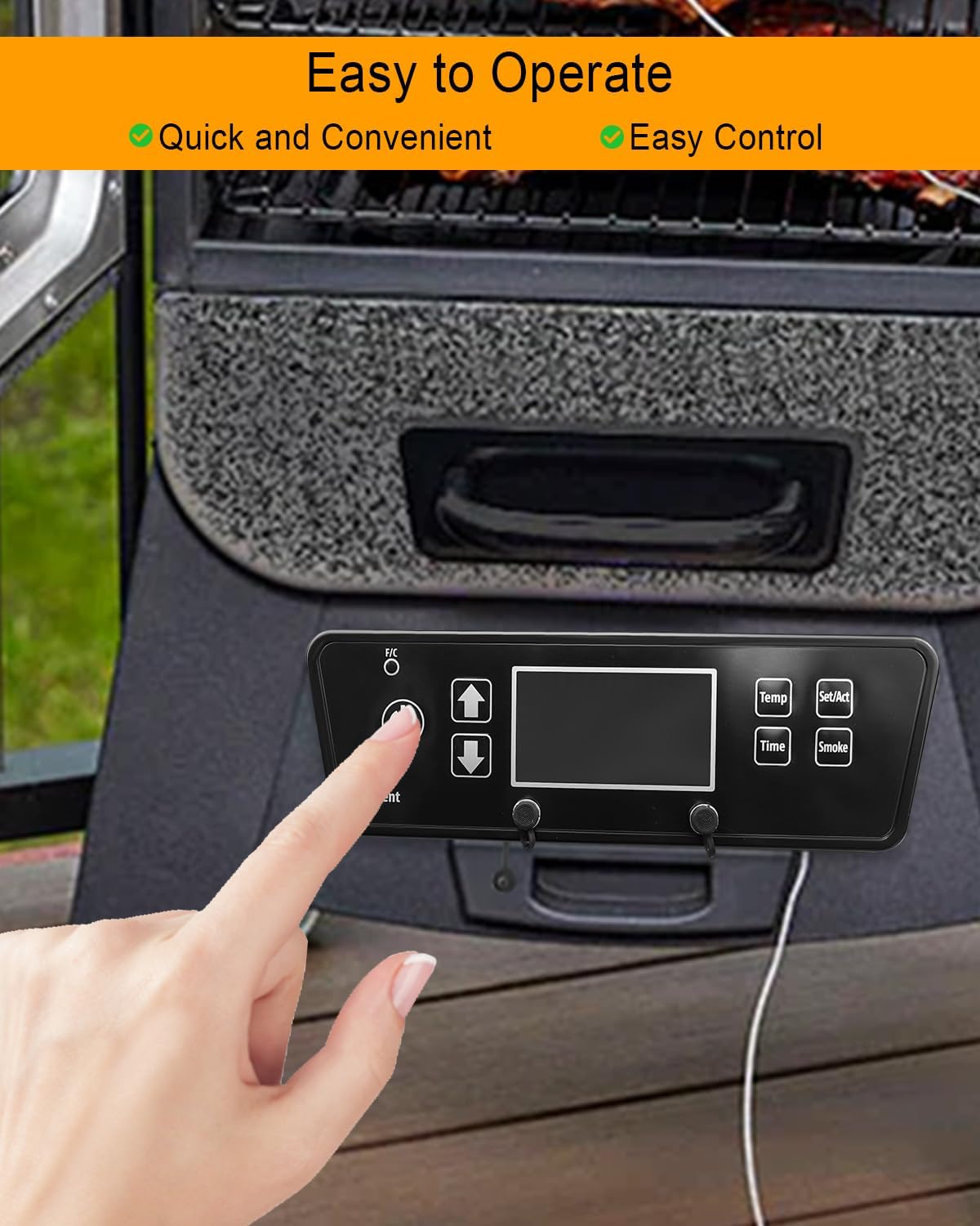 Digital Thermostat Controller Fit for Pit Boss 3-Series Digital Electric Vertical Smokers Control Panel, Barbecue Digital Thermostat Control Board