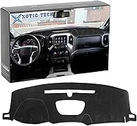 Vista 10 de x xotic tech Cubierta de Tablero Alfombrilla de Ajuste Personalizado Almohadilla de Alfombra Antideslizante Compatible con Chevrolet Silverado