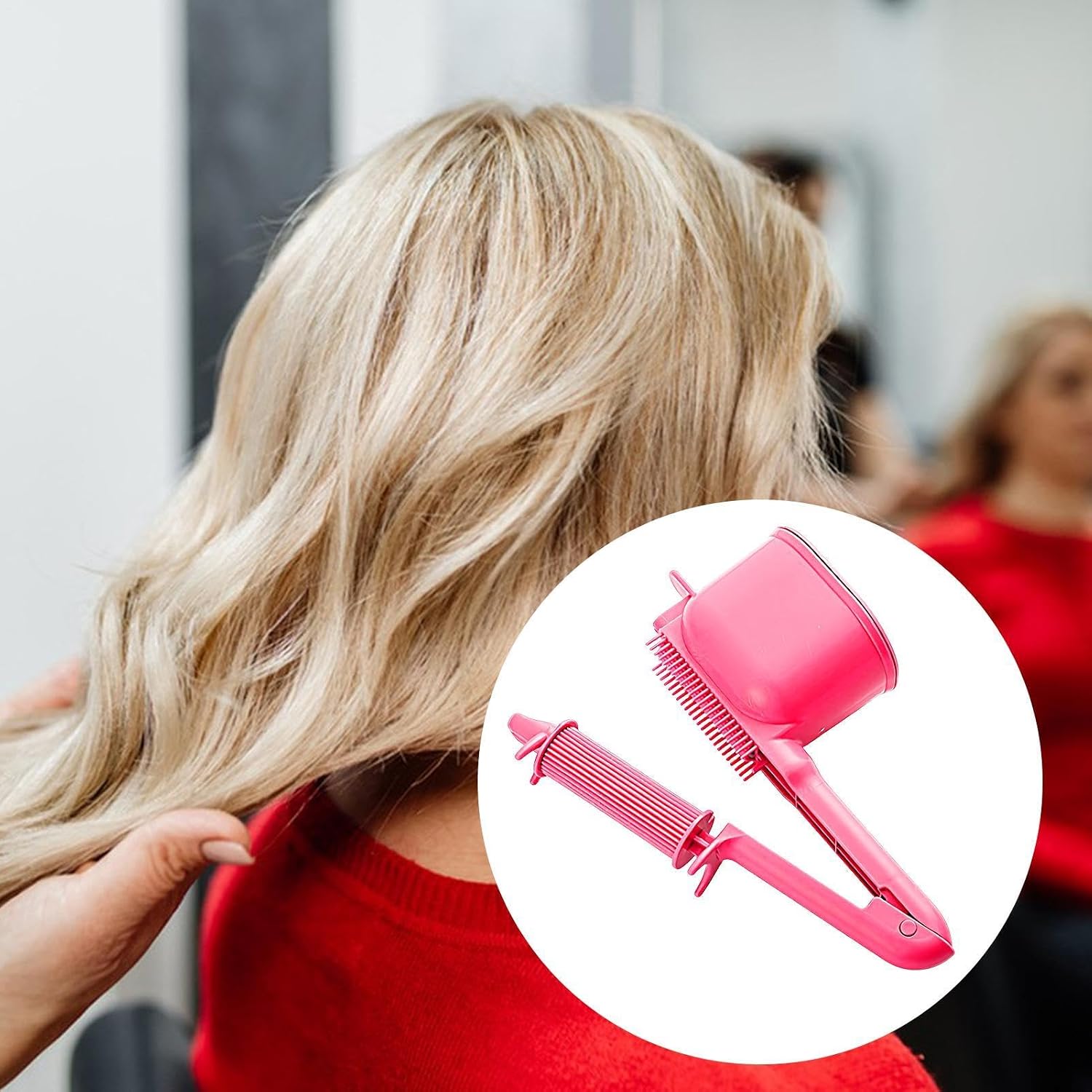 Hair Dye Roller Brush | Applicator Comb Automatic Hair Dye Roller,Easy Use Multi Purpose Tint Dyeing Brush for Adults Professionals Enthusiasts