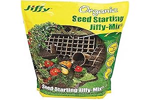 Organic Seed Starting Soil Mix Creates Healthier Seedling Roots - 16 Dry...