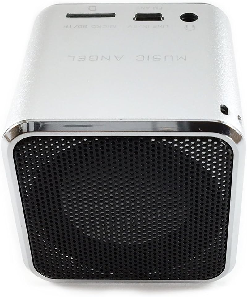 MUSIC ANGEL MD-07u DIGITAL SPEAKER SUPPORT USB/ FM RADIO & SD/TF CARD - SILVER