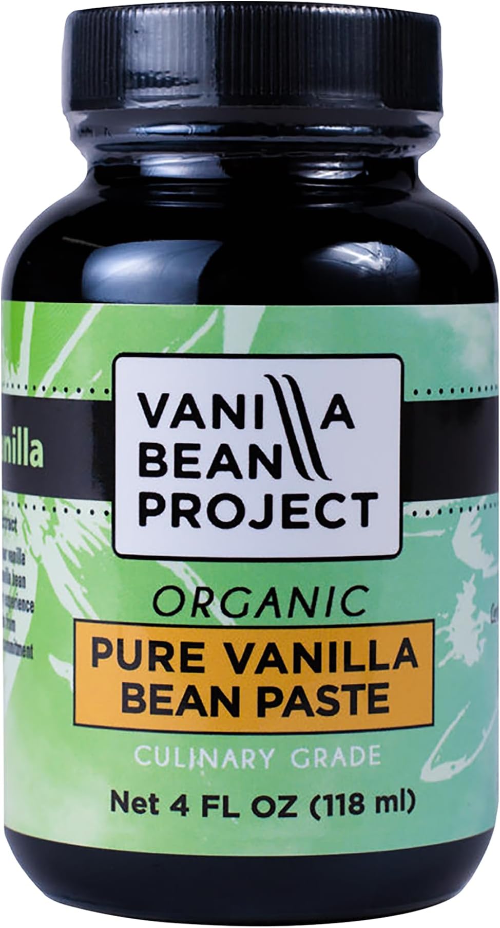 Organic Vanilla Bean Paste | Baking Necessity | Pure Vanilla for Cooking | Vanilla Bean Project | 4 Ounces