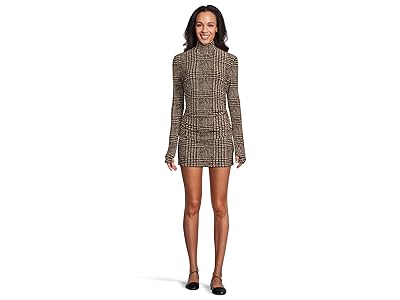 Norma Kamali Long Sleeve Turtleneck Pickleball Dress Women