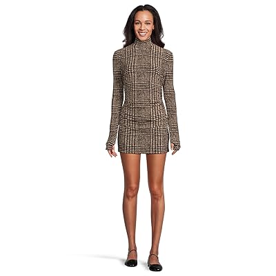 Norma Kamali Long Sleeve Turtleneck Pickleball Dress Women
