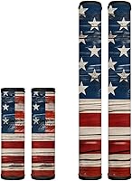 Vista 33 de Juego de 4 fundas protectoras de repuesto para manija de puerta de refrigerador con temática de té de la tarde para microondas, horno, refrigerador