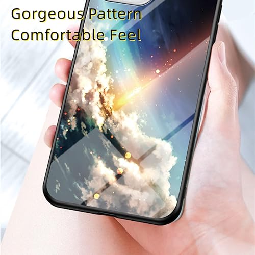 Miniatura 5 de Funda de cristal deslumbrante con patrón de cielo estrellado para Xiaomi MI Redmi Note 10 S Pro Max 5G 4G, carcasa protectora completa ligera y