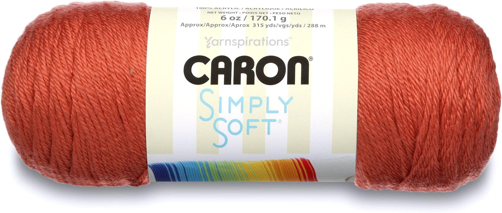 CaronSimply Soft, Persimmon, 170.1g