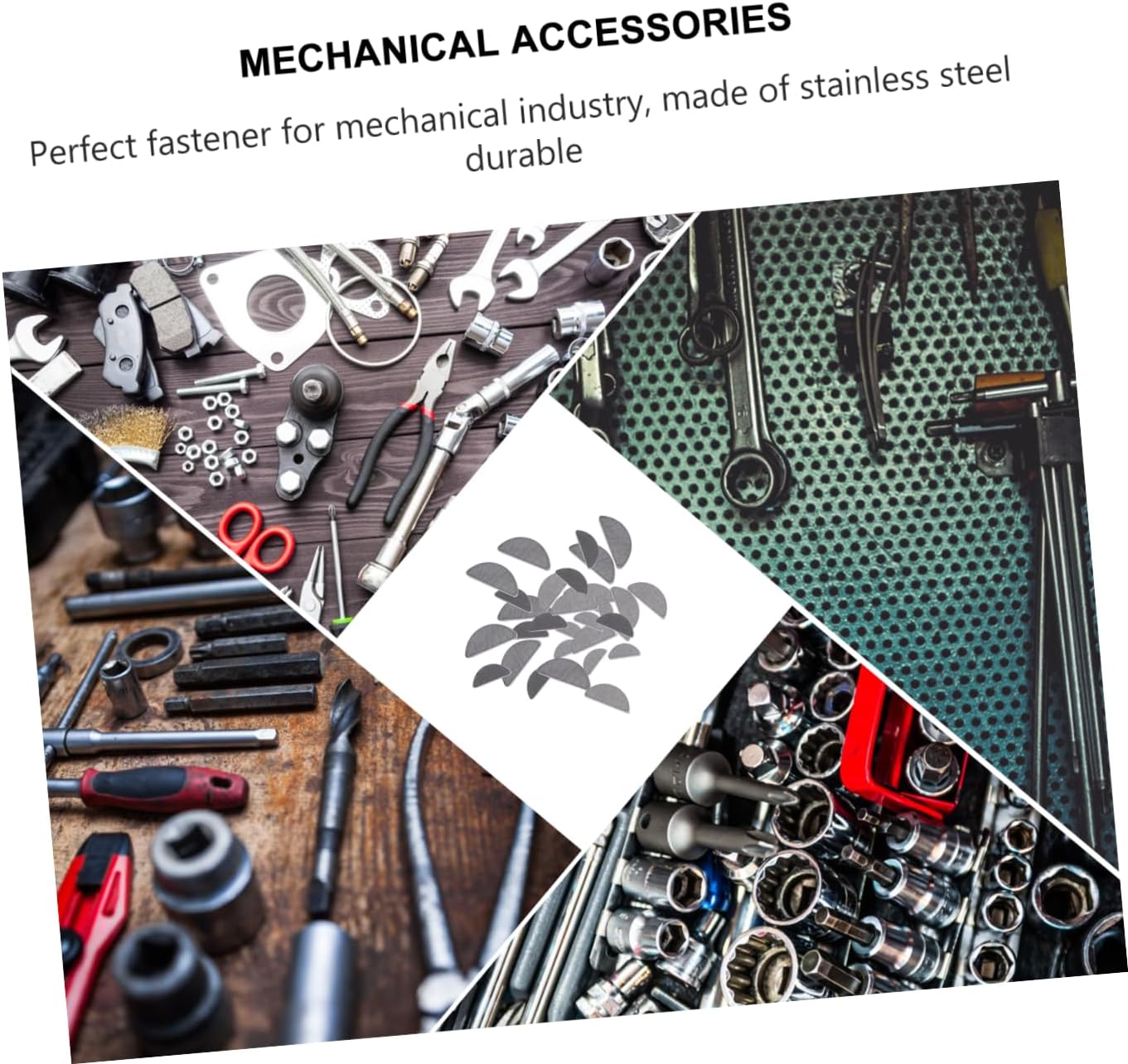 80pcs Stainless Steel Woodruff Key for Mechanical Applications Fasteners for Drive Shafts and Pulleys Included