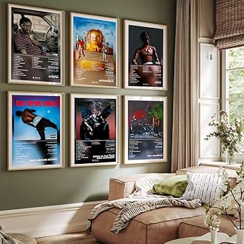 Amazon.co.jp: XUPUE トラビス・スコットポスター 6枚セット