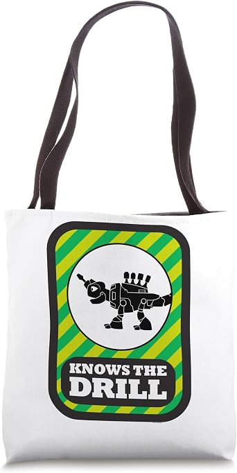 DinoTrux Knows The Drill Tote Bag
