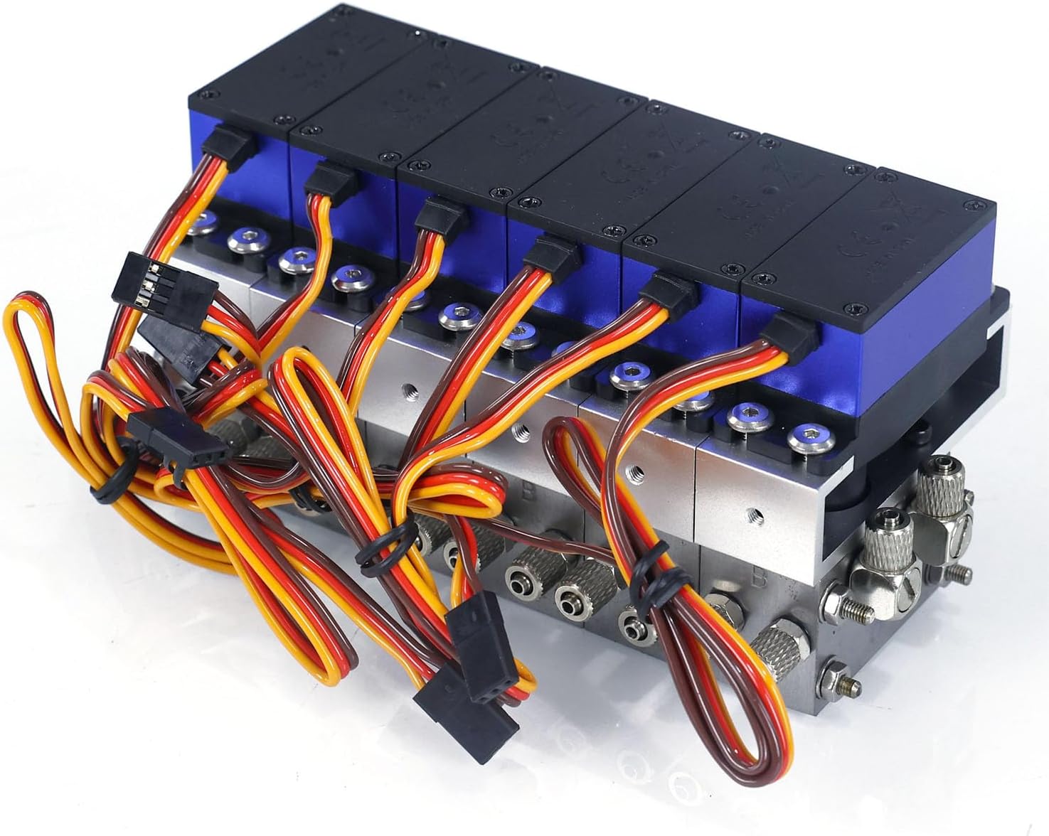 1/14 Directional Hydraulic Control 6CH Valve for Huina K970 RC Excavator Model for Adult Hobby