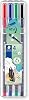 Staedtler 334 Sb4 Triplus Triangle Fineliner Classic Color 0.3 mm Set of 4