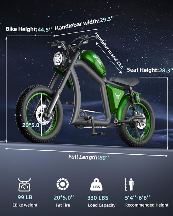 BIGNIU BG-X Electric Bike for Adults,1500W Brushless Motor 48V/31.5Ah Up to 40 Miles E-Bike Front/Rear Turn Signal Dual Suspension Ebikes