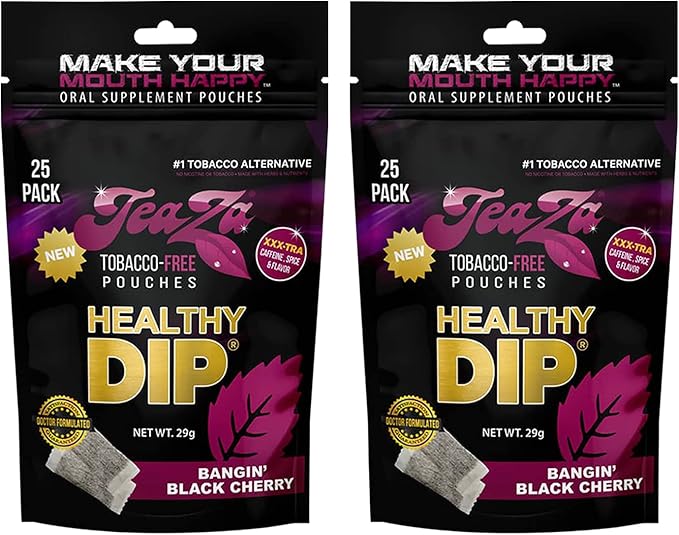 Teaza Herbal Energy Pouches Tobacco Alternative Nicotine