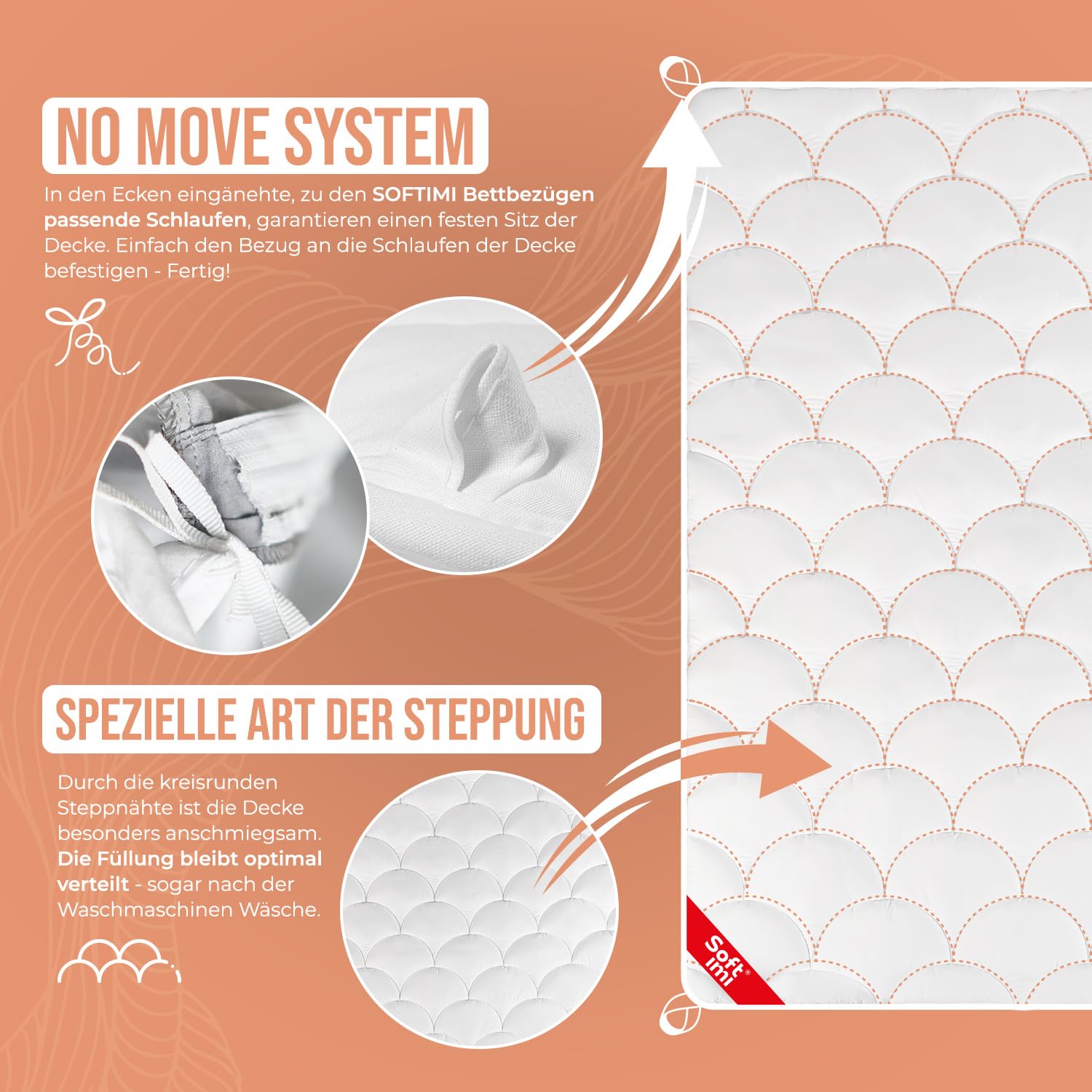 Premium Bettdecke 160x200 Steppdecke Microfaser Hypoallergene Antiallergische - Leichte Decke für den Sommer - Waschbar - Oeko TEX Zertifizert