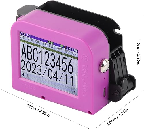 Miniatura 3 de Impresora de mano, codificador de inyección de tinta portátil, impresora de inyección de tinta portátil, mini impresora de bolsillo, codificador