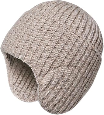 Winter Hat, Unisex Warm Beanie Hat, Earflap Knitted Hat, Outdoor Skull Cap, Ski Hat