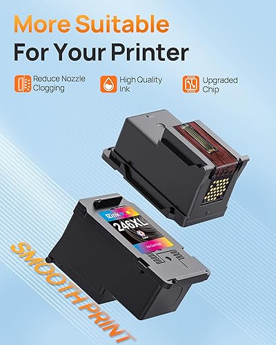 Miniatura 6 de E-Z Ink - Cartucho de tinta de repuesto 245XL para Canon 245XL tinta negra 245XL PG-245XL Compatible con cartuchos de tinta para impresoras Canon