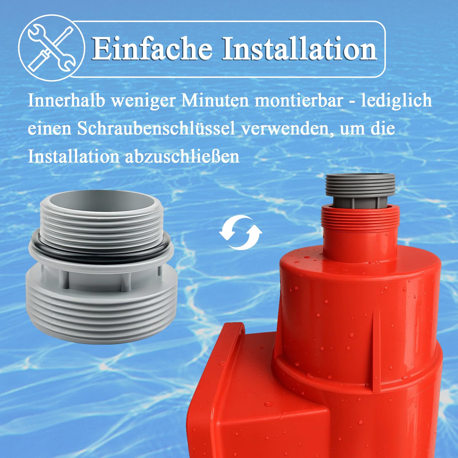 CONNETTORE TUBI RIGIDI Impianto Di Scarico Per Peugeot Skoda VW Seat - Foto 3