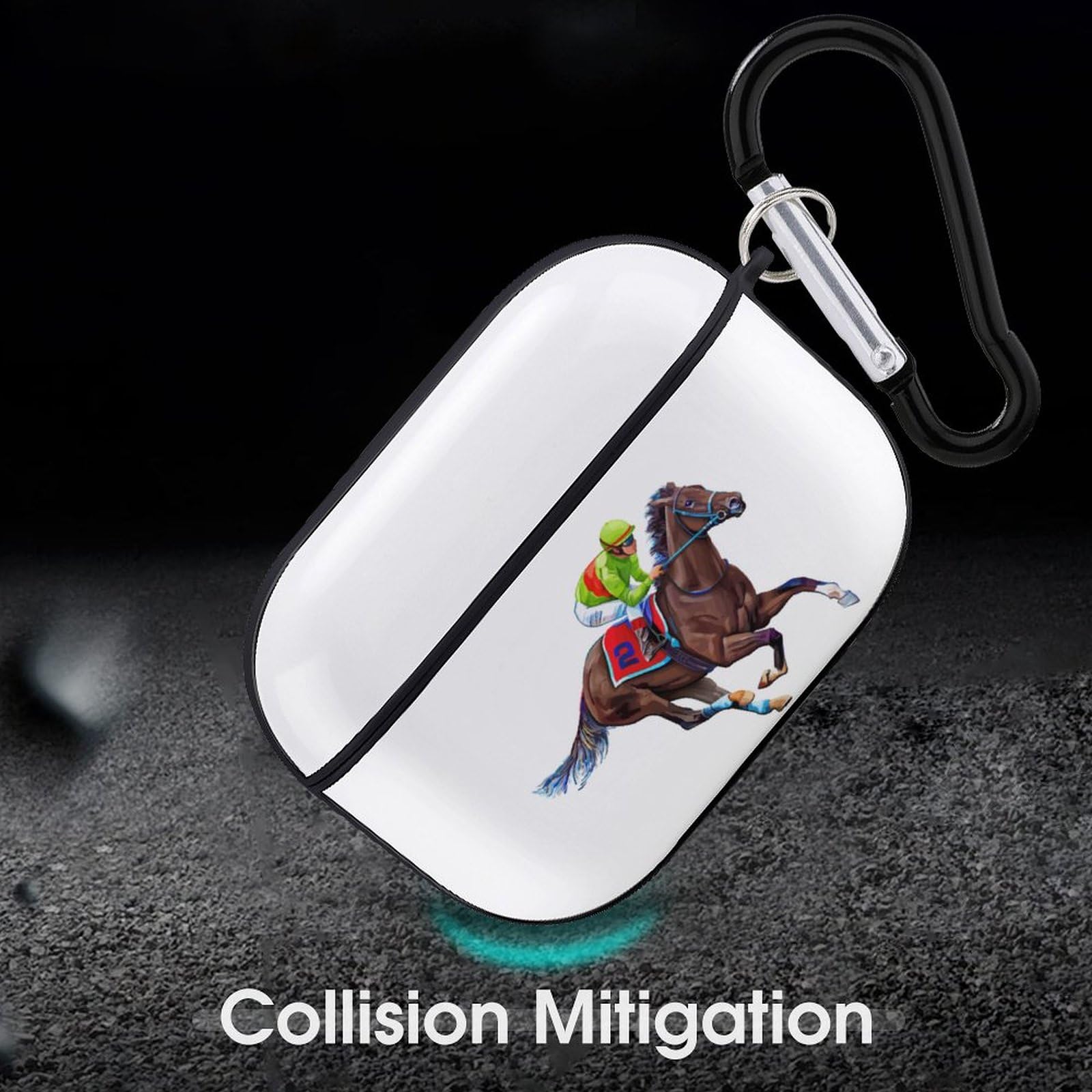 Amazon | うま 馬柄 馬術 競馬 AirPods Pro2 ケース 2022年9月発売